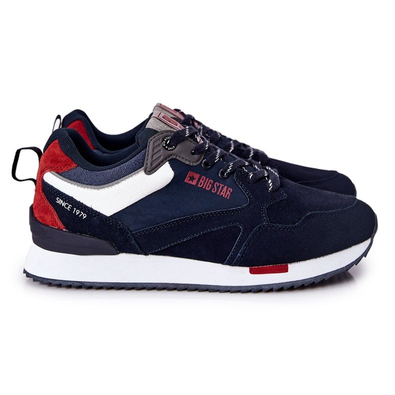 Muške sportske cipele Big Star II174190 Navy Blue plava