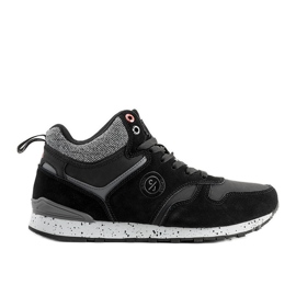 Muške crne tenisice Cross Jeans Merle crna siva