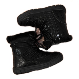 Izolirane čizme Jr EVE325A crne bijela crna