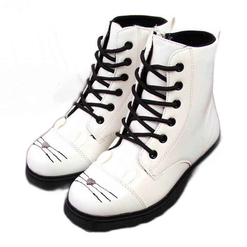 Bijele čizme za djevojčice izolirane Jr EVE319B bijela