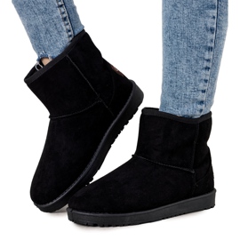 BM Crne ženske čizme za snijeg od Nanne crno