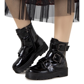 Crne gležnjače na platformi Austin crna