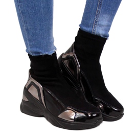 Crne cipele na klin T.Sokolski W SCA140 crna