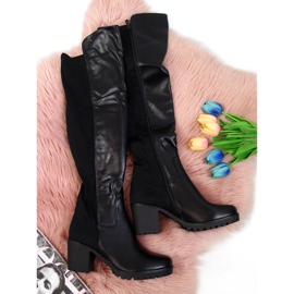 Tople čizme s rastezanjem T.Sokolski W SCA146 crne crna