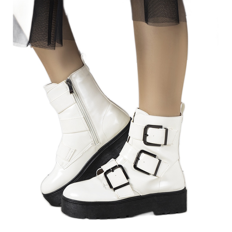 Austin bijele gležnjače bijela