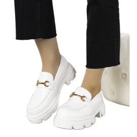 Bijele natikače na visokim potplatima Anouk bijela