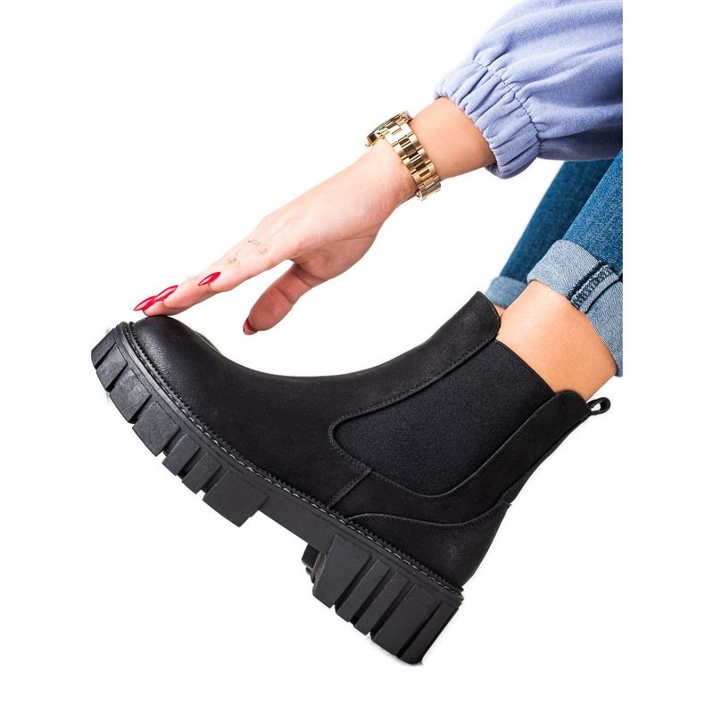 Chelsea čizme od eko kože marke Sergio Leone crno