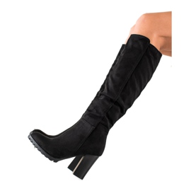 Sixth Sense Klasične crne čizme s visokim potpeticama crna