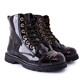 PE1 Radnici s toplim čizmama u crnoj pjeni na patentnom zatvaraču crna