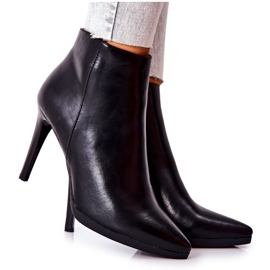 Ženske čizme na visoku petu Sergio Leone BT501 crna