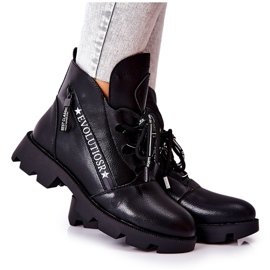 Čizme zagrijane krznom Sergio Leone crne TR740 crna