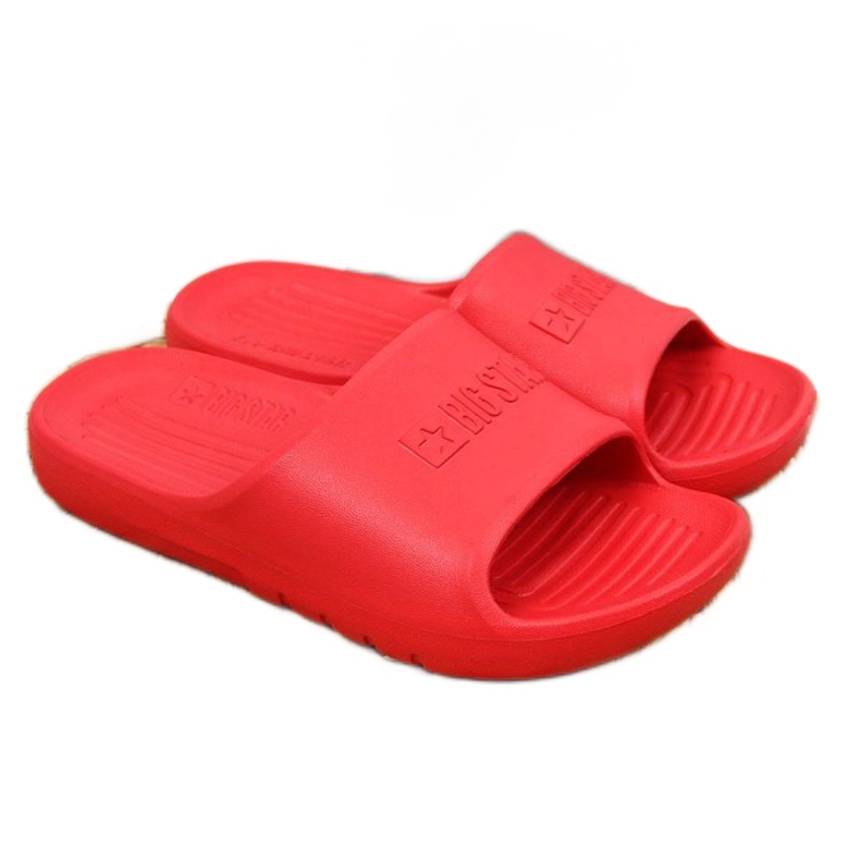 Big Star Jr GG374809 papuče od crvene pjene bijela crvena