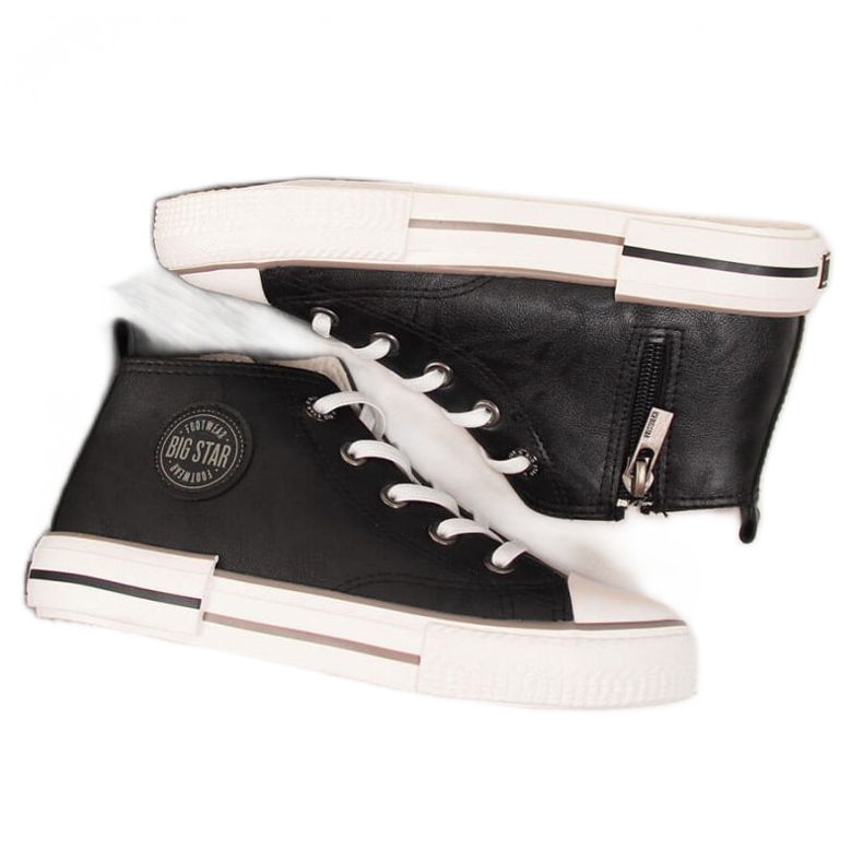 Tenisice od eko kože Big Star Jr II374003 crne crno