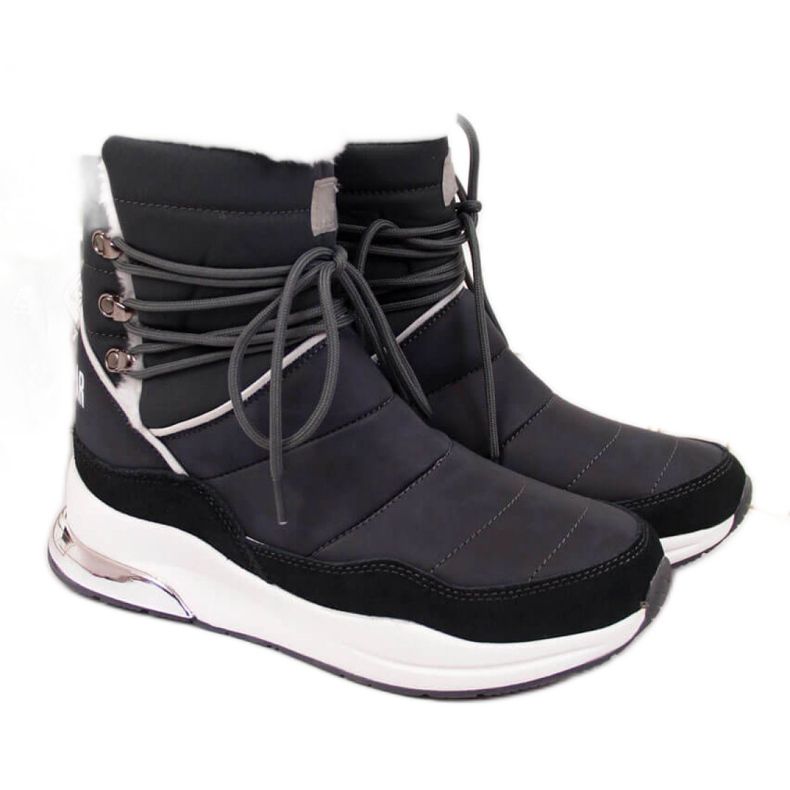 Sive izolirane čizme za snijeg Big Star W II274281 siva