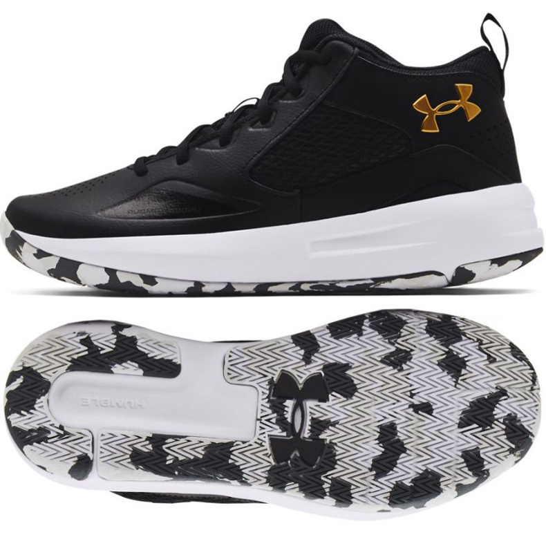 Under Armour Lockdown 5 M 3023 949 003 patika za košarku crno crno