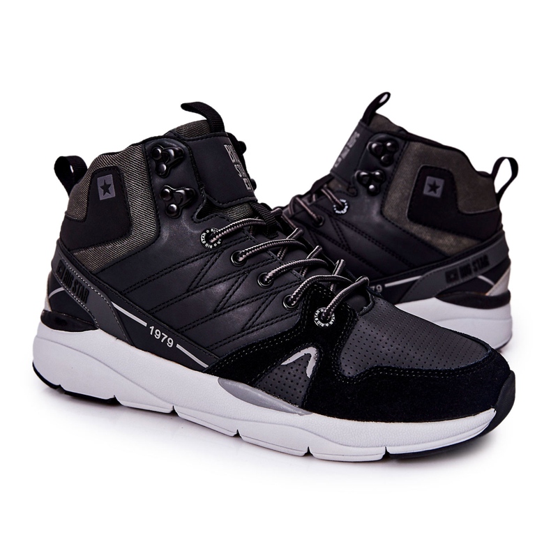 Muške cipele High Sport Big Star II174223 Crne crno