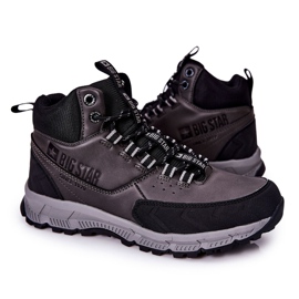 Visoke sportske cipele Big Star II174176 Crne crna