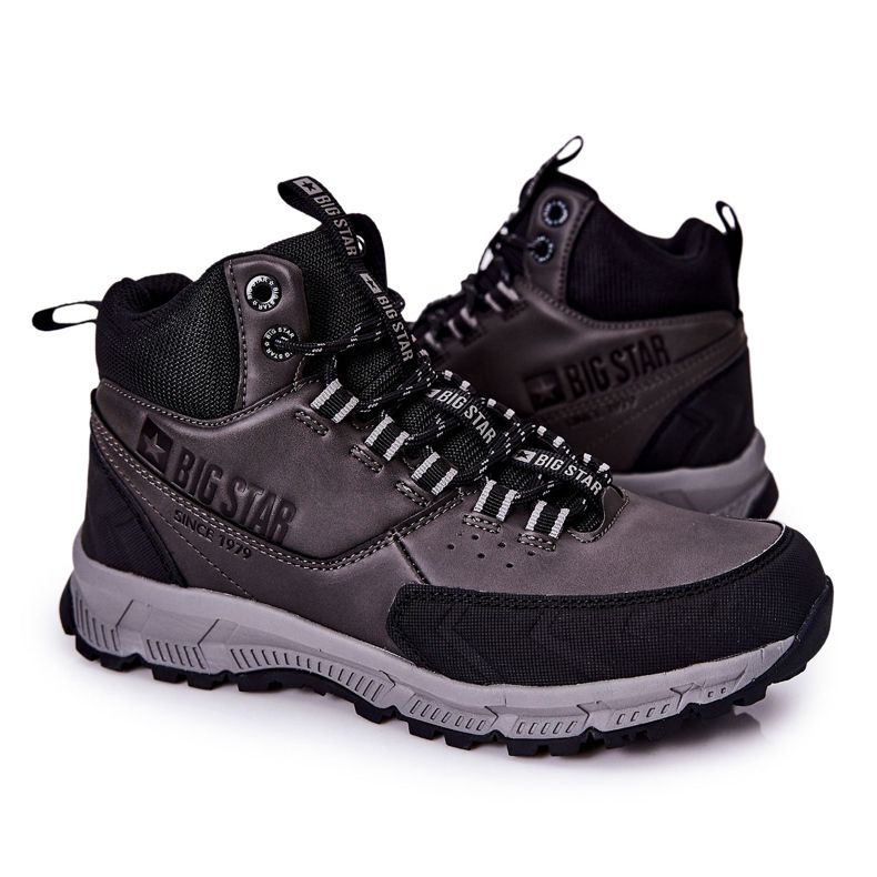 Visoke sportske cipele Big Star II174176 Crne crno