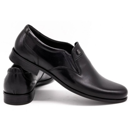 Kampol Muške svečane slip-on cipele 343/17 crne crna