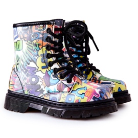 FR1 Dječje tople čizme sa šarenim patentnim zatvaračem višebojan