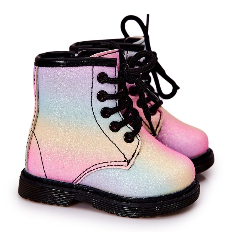 FR1 Dječje tople čizme s patentnim zatvaračem Pastel Goopy raznobojna