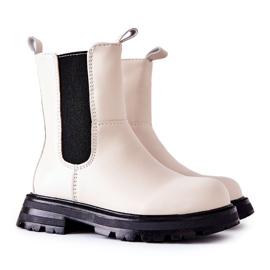 FR1 Dječje tople čizme Bež Alanya crna