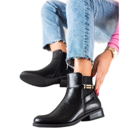 W. Potocki Elegantne crne čizme Potocki crna