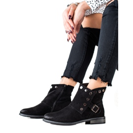 W. Potocki Čizme od antilopa s ukrasima od Potockog crna