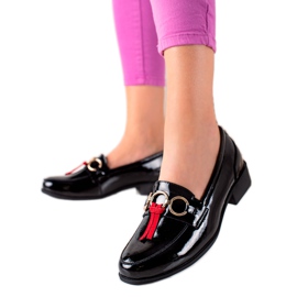 Filippo Lakirane kožne cipele crna