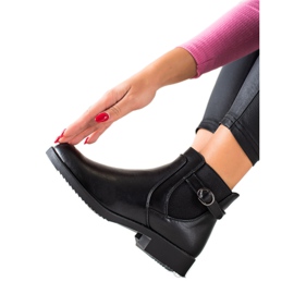 J. Star Klasične tople čizme crna