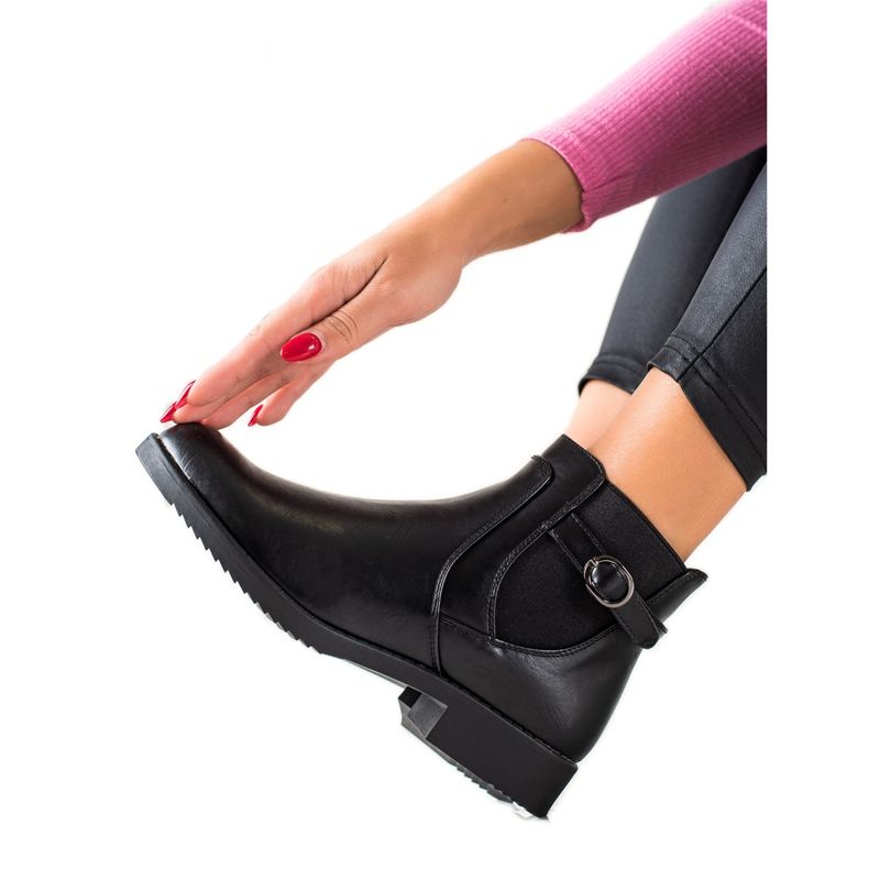 J. Star Klasične tople čizme crno