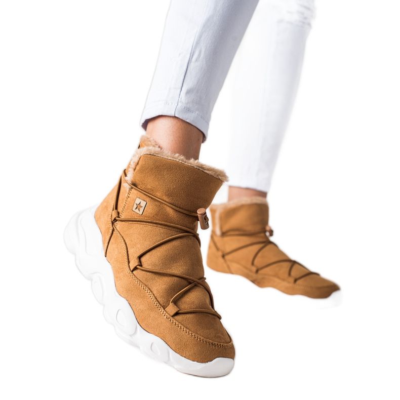 Ženske čizme za snijeg Big Star II274266 smeđa