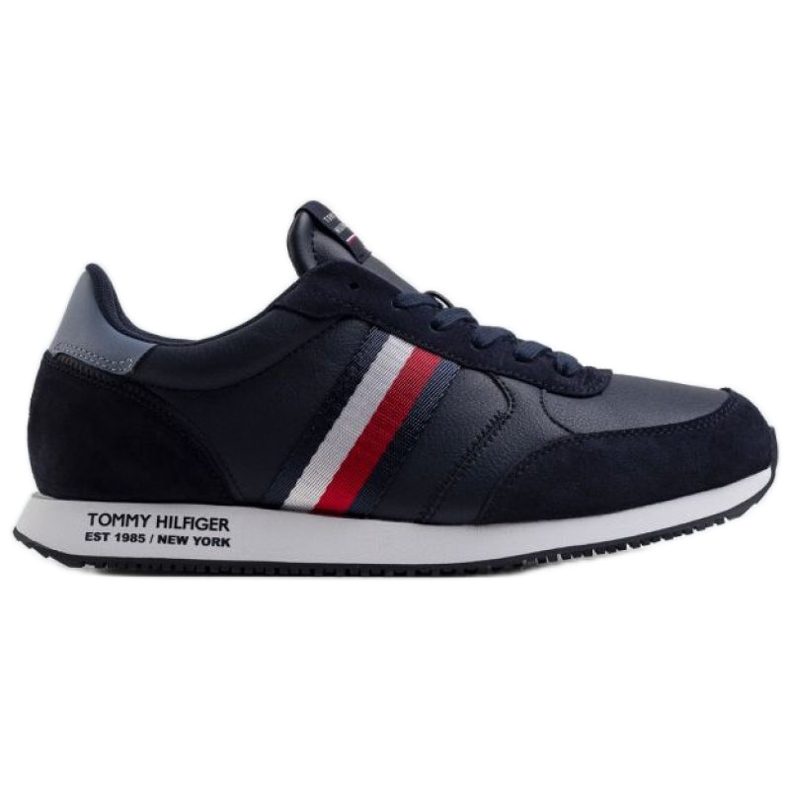 Cipele Tommy Hilfiger Runner Lo Leather Mix M FM0FM03736 DW5 mornarsko plava