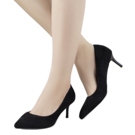 Crne pumpe na Bouvier štikli crna