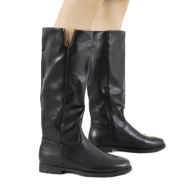 Crne čizme na klin Zavala crna