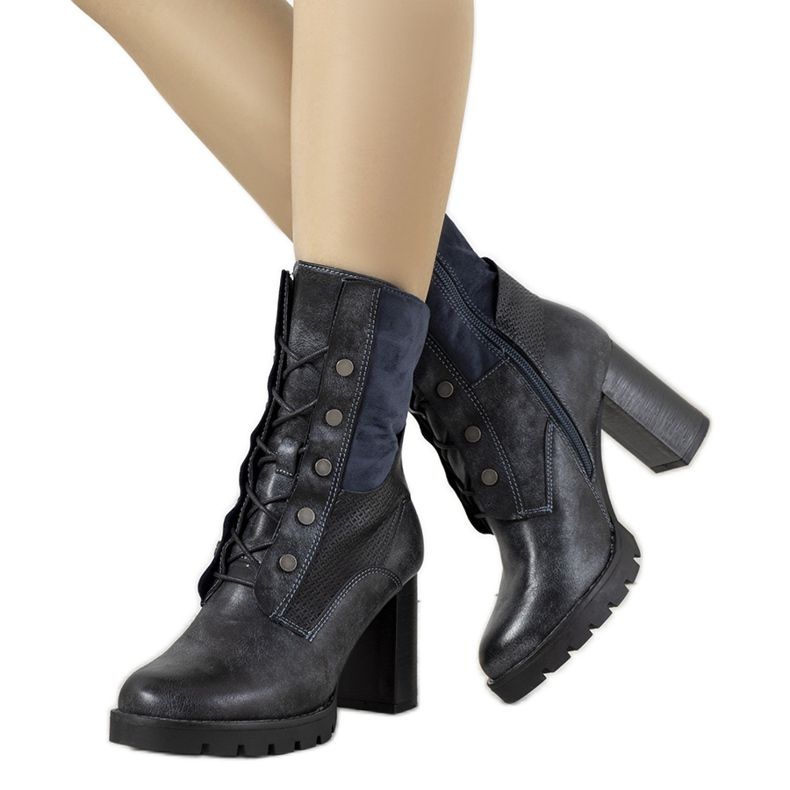 Tamnoplave gležnjače na stupu Alvarado bež mornarsko plava