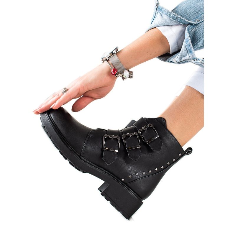 Anesia Paris Radnici sa kopčama crno