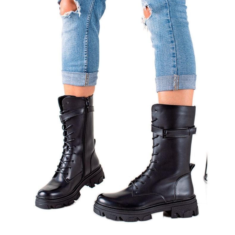 Klasične Sergio Leone čizme crno