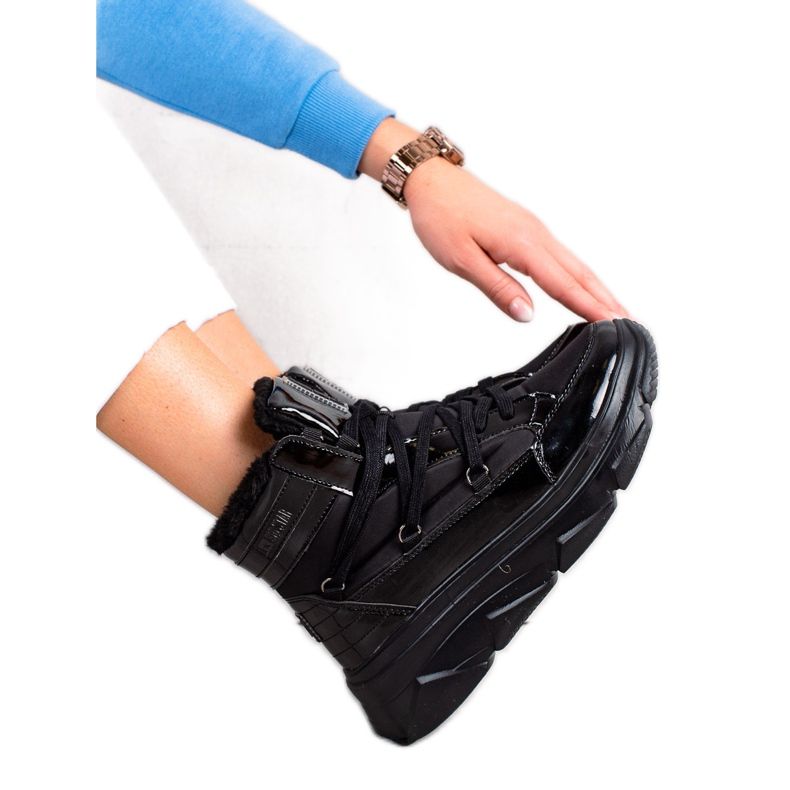 Ženske čizme za snijeg Big Star II274311 crno