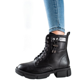 Goodin Crne torbe na vezanje s ukrasima crna