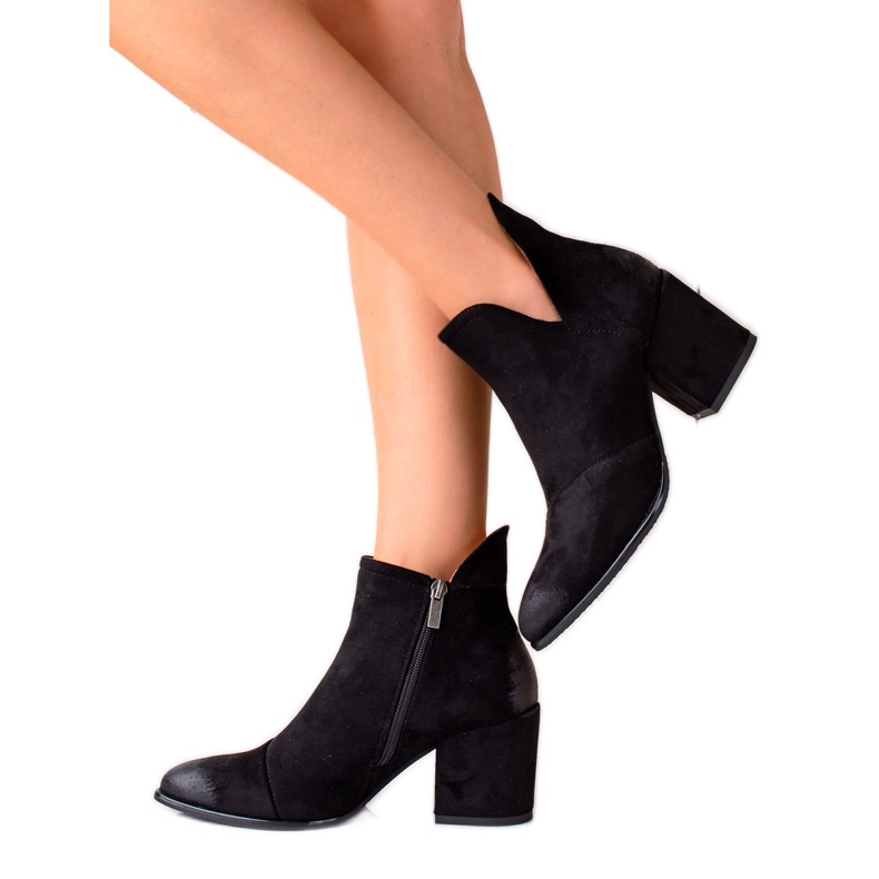 W. Potocki Potocki čizme od antilopa crno