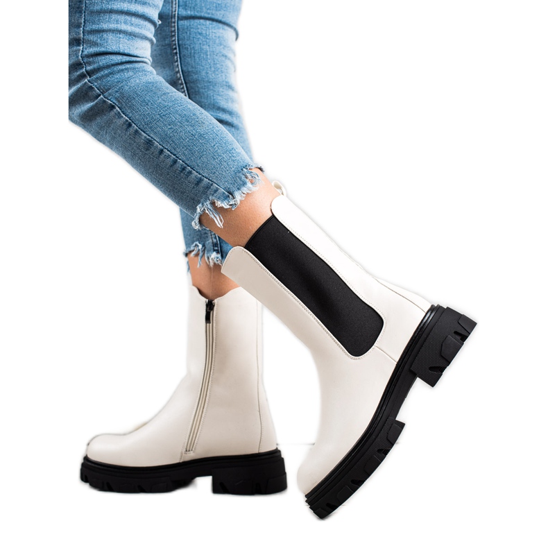 W. Potocki BIJELE ČIZME RADNE POTOCKI 21-18001w bijela