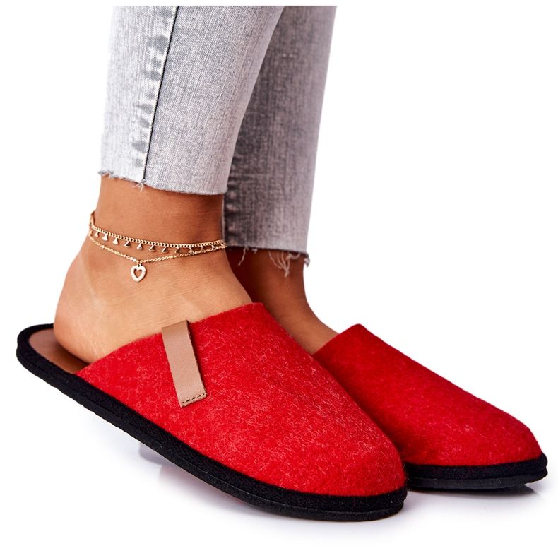 Big Star Ženske kućne papuče Panto Fino II267002 Crveno-smeđa