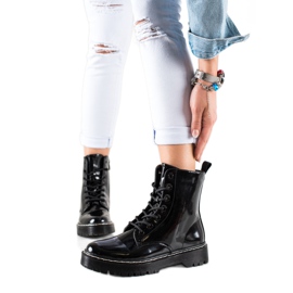 Vinceza Elegantni, topli Trappers crna