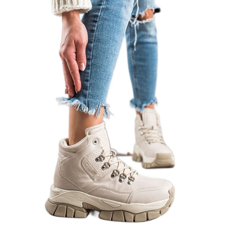 Ženske čizme Big Star II274331 bež