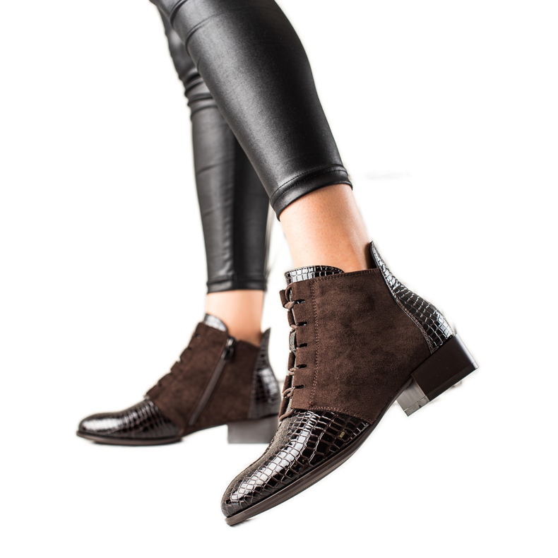 W. Potocki Elegantne Potocki čizme smeđa