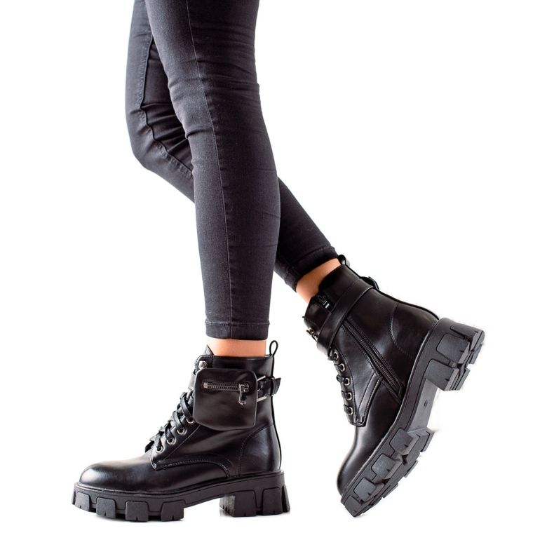 Doli-Berry Crni radnici s džepom crno