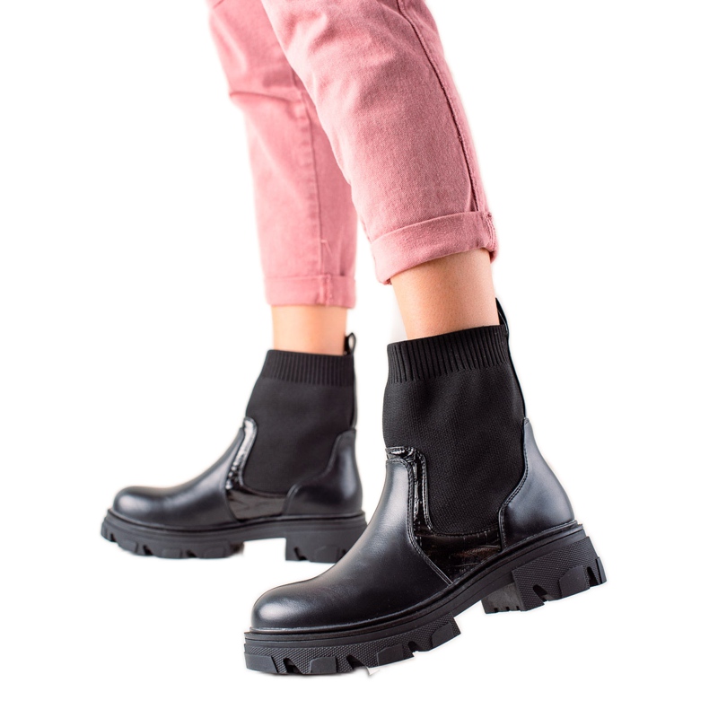 TRENDI Slip-on torbe na platformu crno