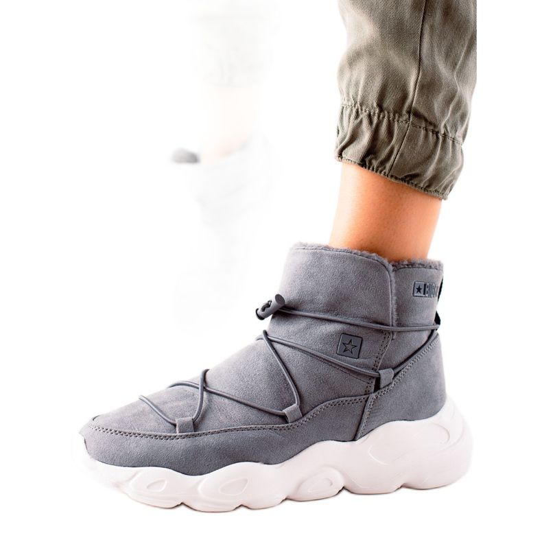 Ženske čizme za snijeg Big Star II274264 siva