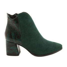 M.Daszyński Zelene antilop čizme MR2025-3 crna zelena